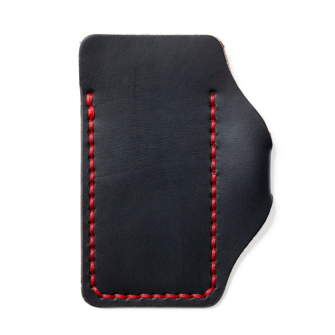 Leather EDC Pocket Armor - Black Popov Leather