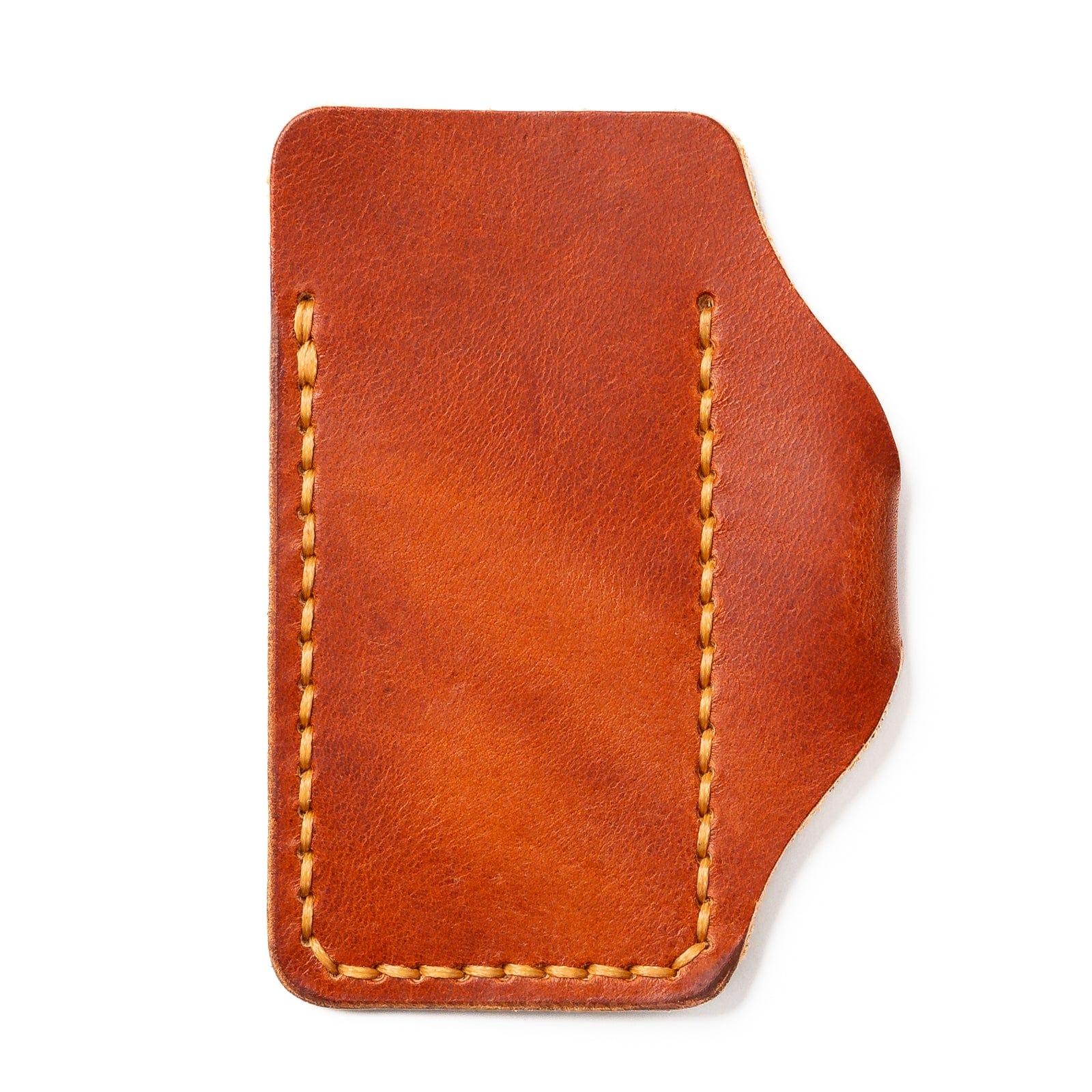 Leather EDC Pocket Armor - English Tan Popov Leather