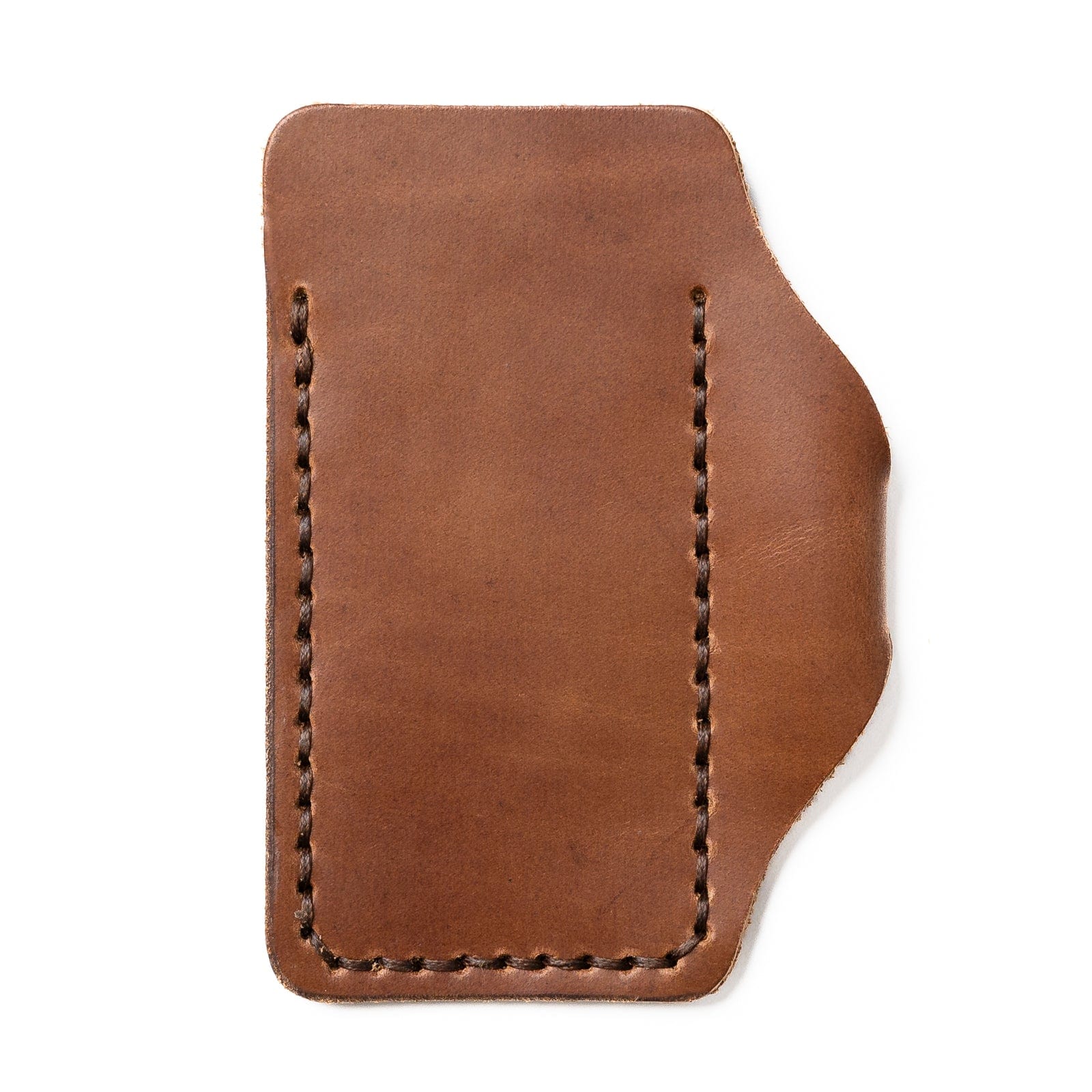 Leather EDC Pocket Armor - Natural Popov Leather