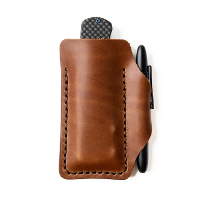 Leather EDC Pocket Armor - Natural Popov Leather®