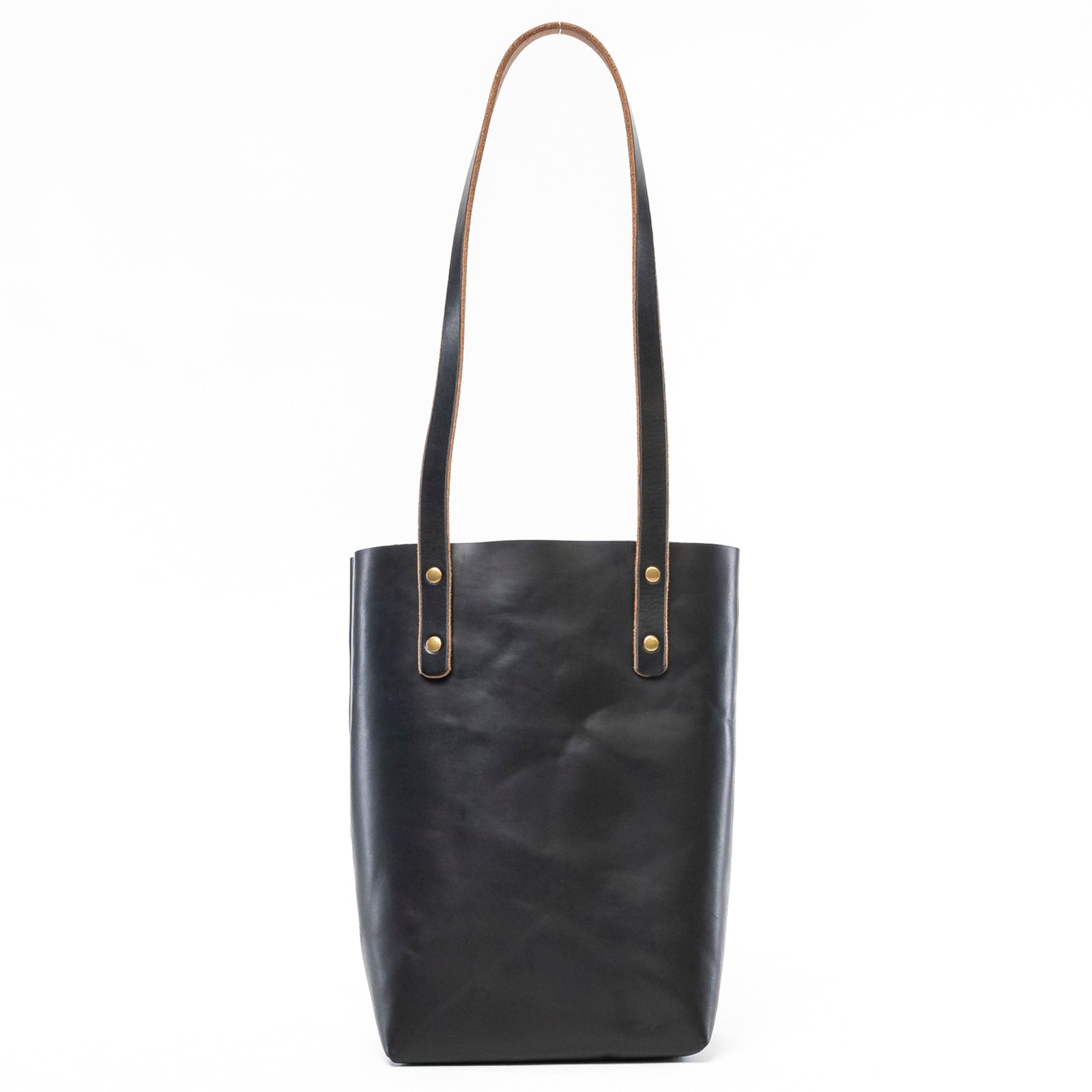 Leather Everyday Tote - Black Popov Leather