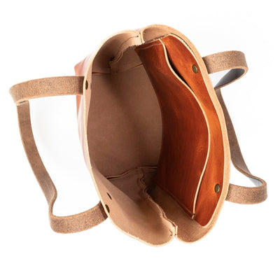Leather Everyday Tote - English Tan Popov Leather