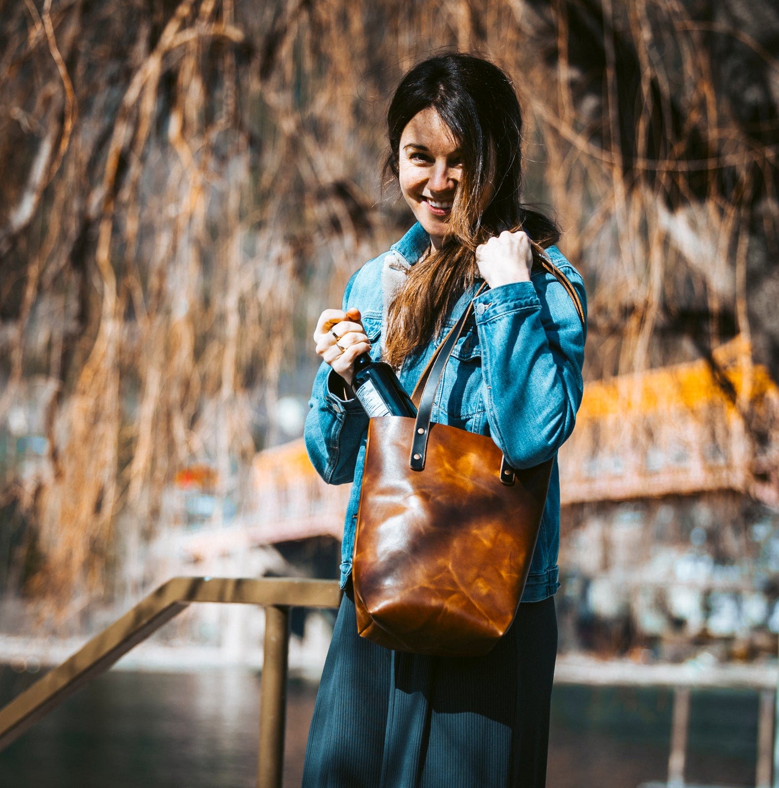 Leather Everyday Tote - Natural Popov Leather®