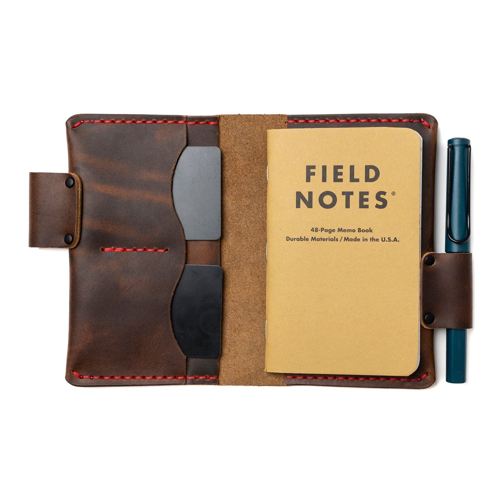 Leather Field Notes Cover - Heritage Brown Popov Leather