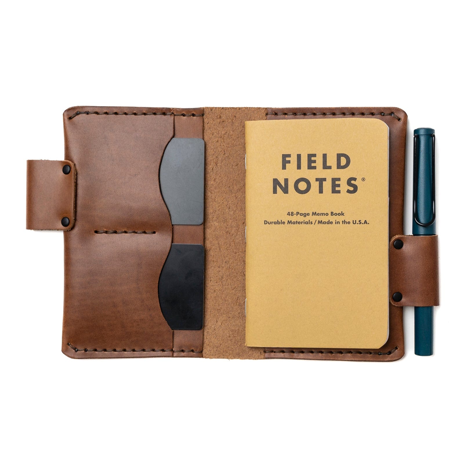 Leather Field Notes Cover - Natural Popov Leather