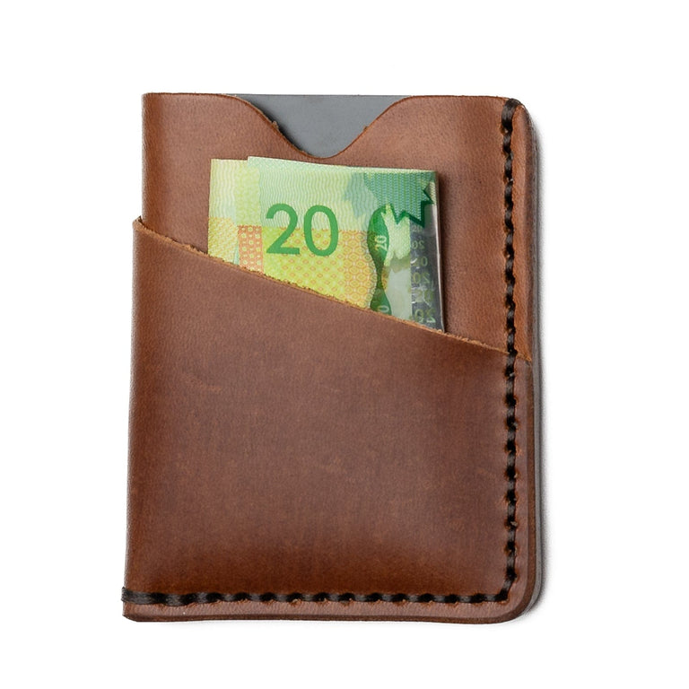 Bestkualityseller POW MIA Leather Wallet - RFID Blocking, Slimfold, 14 Pockets, Brown