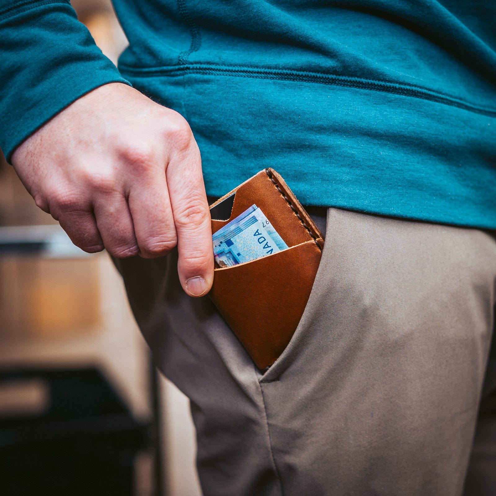 Leather Front Pocket Wallet Popov Leather®