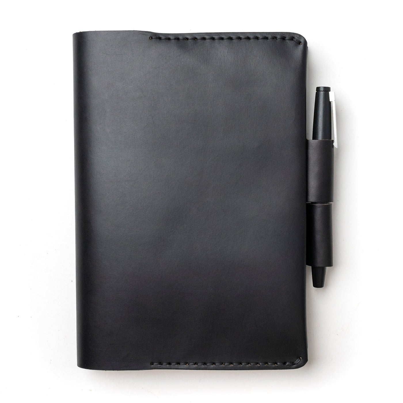 Leather Hobonichi Cousin A5 Notebook Cover - Black Popov Leather