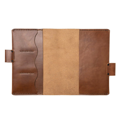 Leather Hobonichi Cousin A5 Notebook Cover - Natural Popov Leather