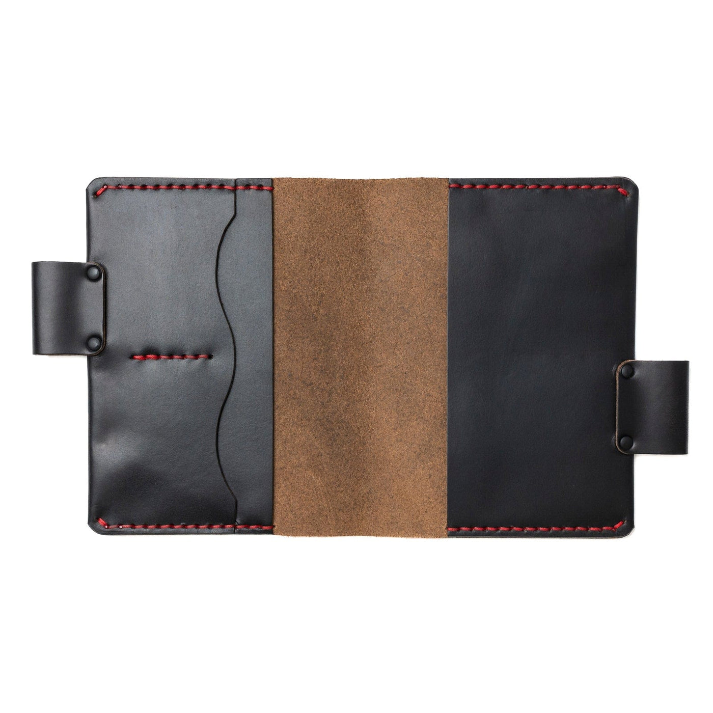 Leather Hobonichi Techo Planner Cover - Black Popov Leather