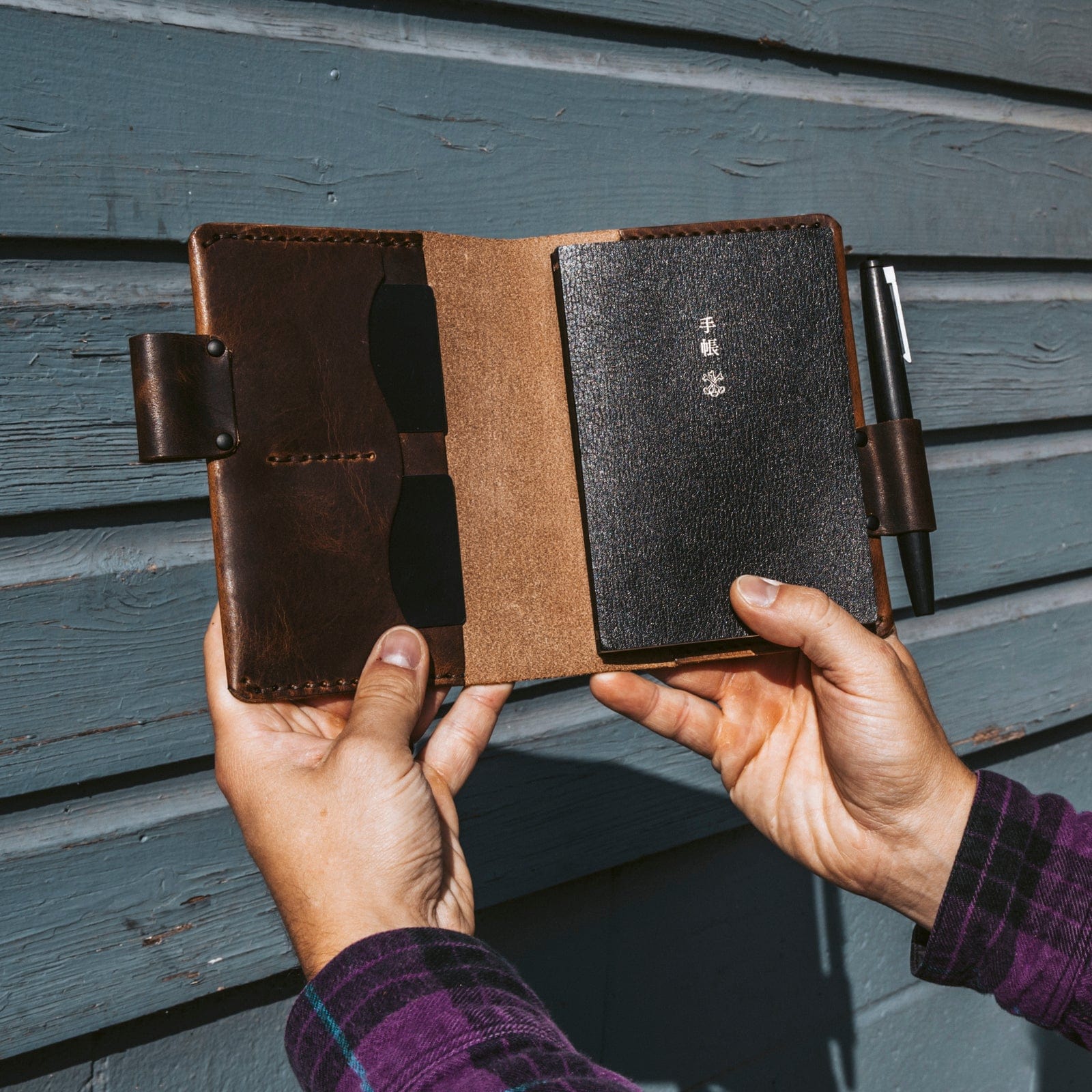 Leather Hobonichi Techo Planner Cover - Heritage Brown Popov Leather