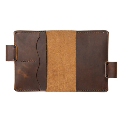 Leather Hobonichi Techo Planner Cover - Heritage Brown Popov Leather