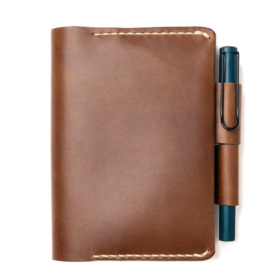 Leather Hobonichi Techo Planner Cover - Natural Popov Leather