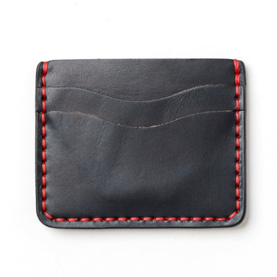 Leather ID Wallet - Black Popov Leather®
