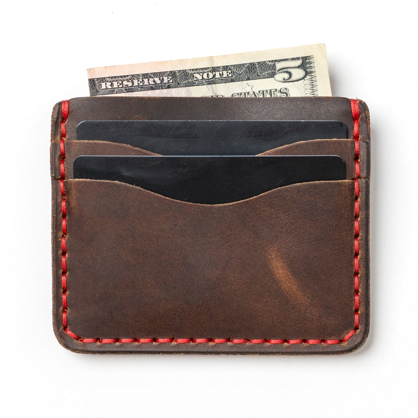 Leather ID Wallet - Heritage Brown Popov Leather
