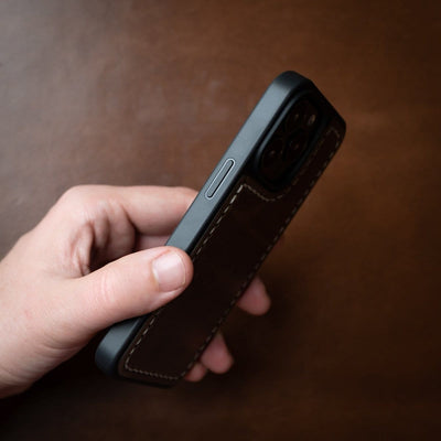 Leather iPhone 13 Case - Heritage Brown Popov Leather