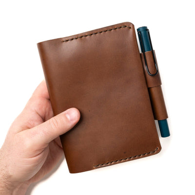 Leather Leuchtturm1917 A6 Notebook Cover - Natural Popov Leather