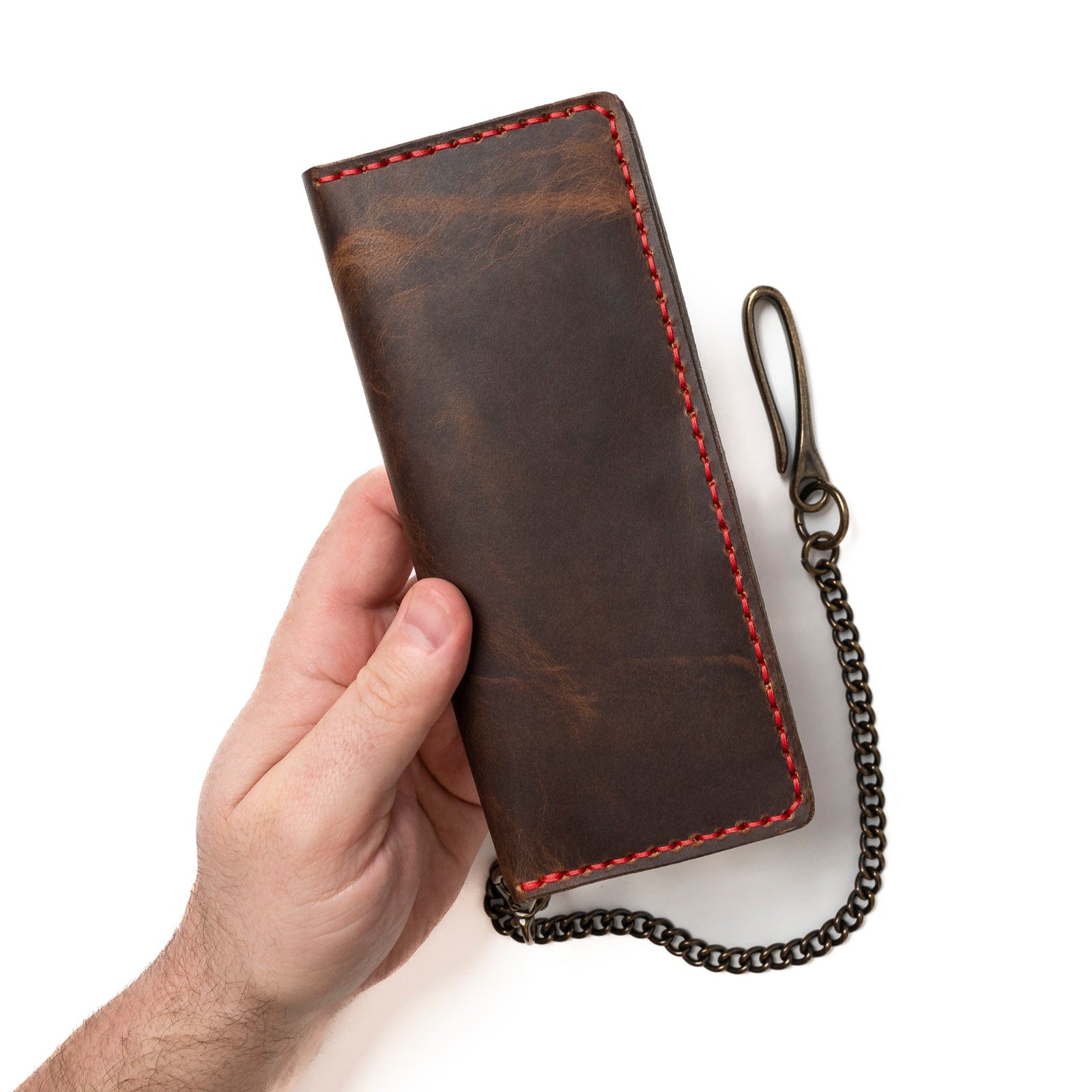 Leather Long Wallet - Heritage Brown Popov Leather