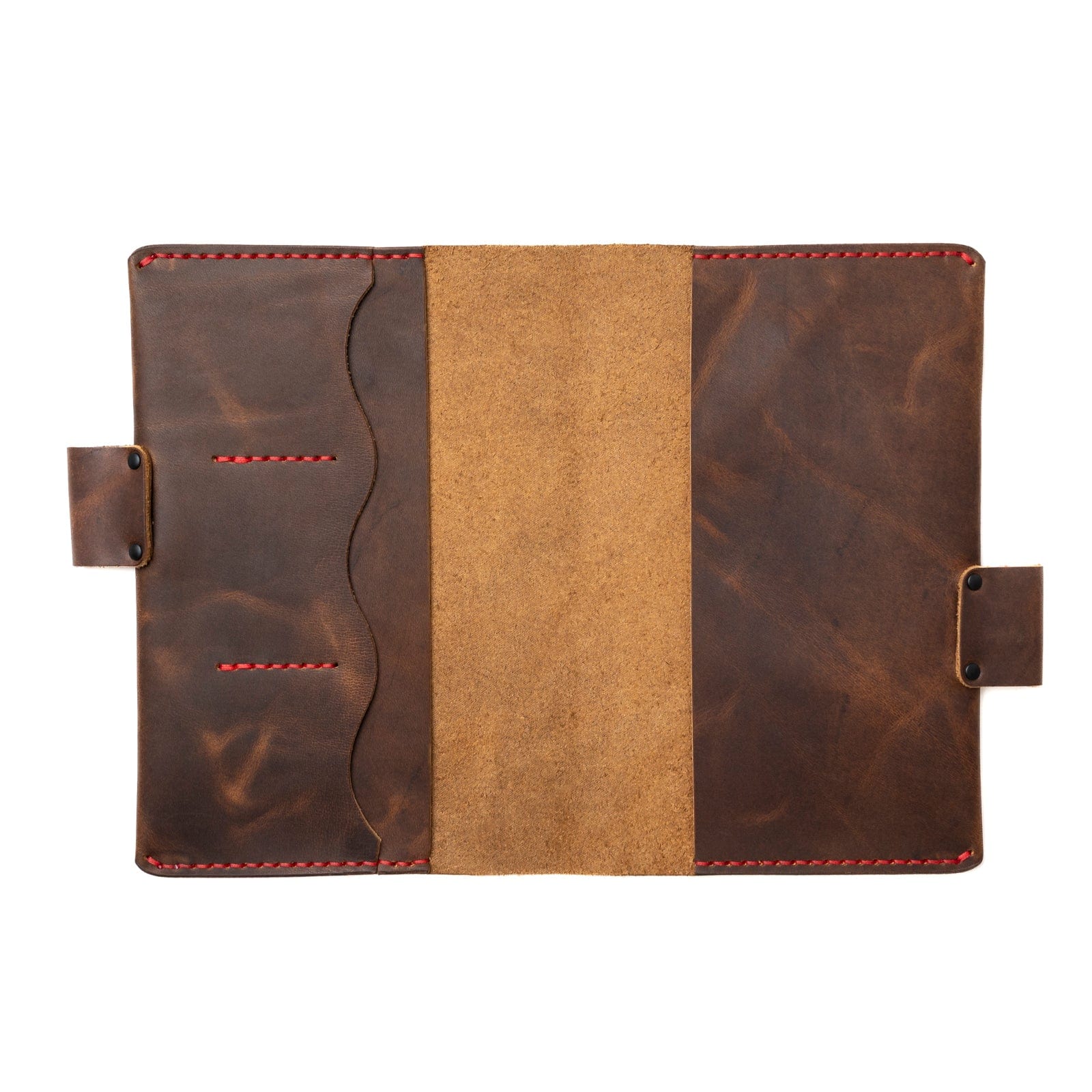 Leather Moleskine Large Notebook Cover - Heritage Brown Popov Leather