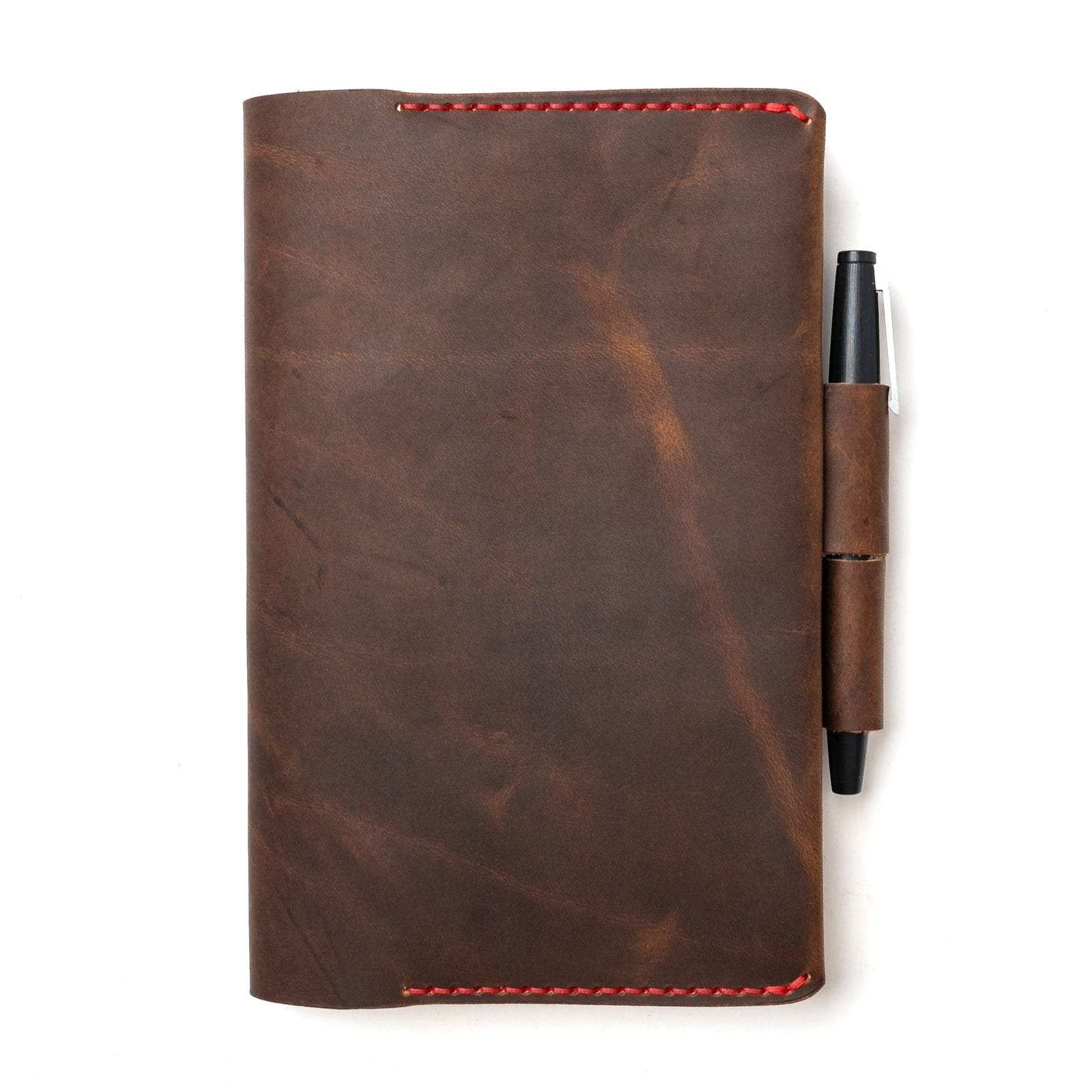 Leather Moleskine Large Notebook Cover - Heritage Brown Popov Leather