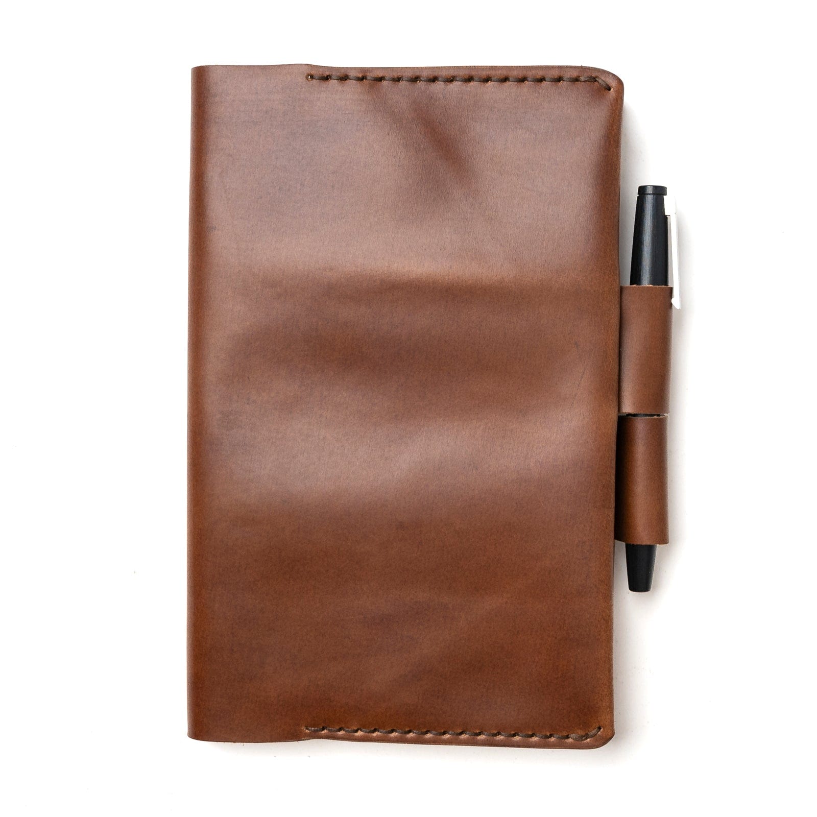 Leather Moleskine Large Notebook Cover - Natural Popov Leather