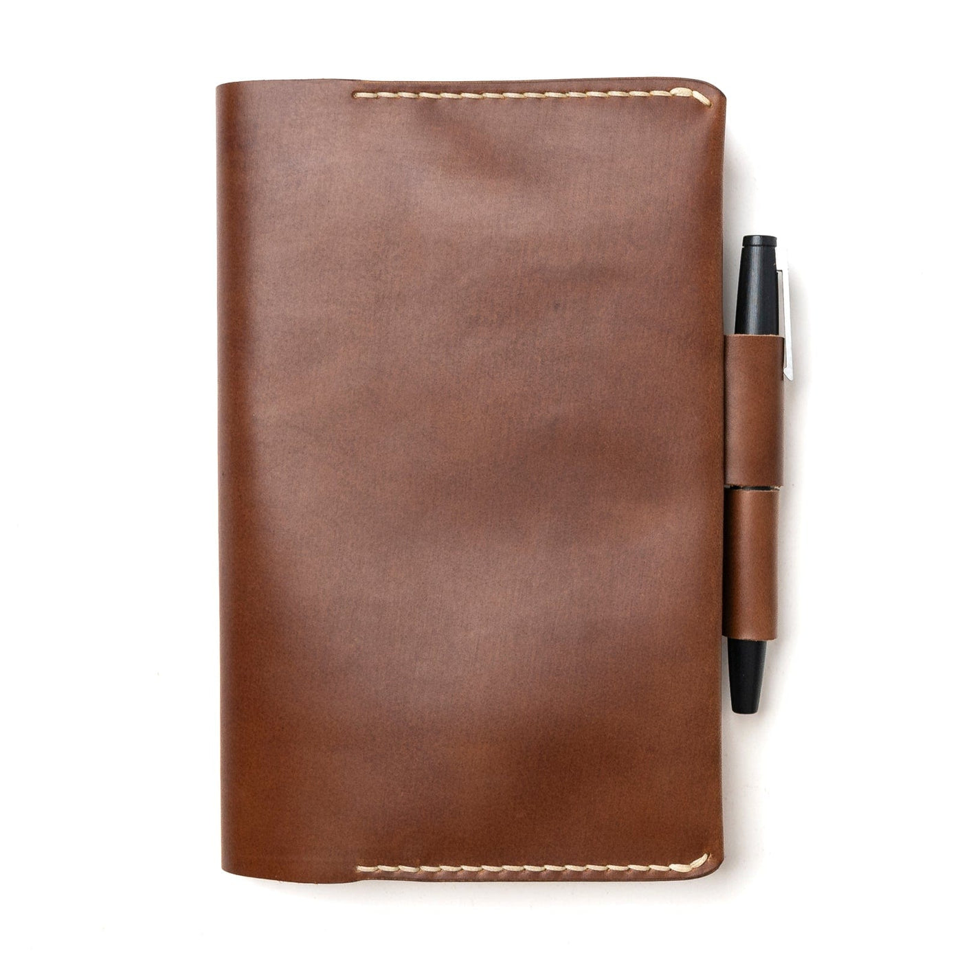 Leather Moleskine Large Notebook Cover - Natural Popov Leather