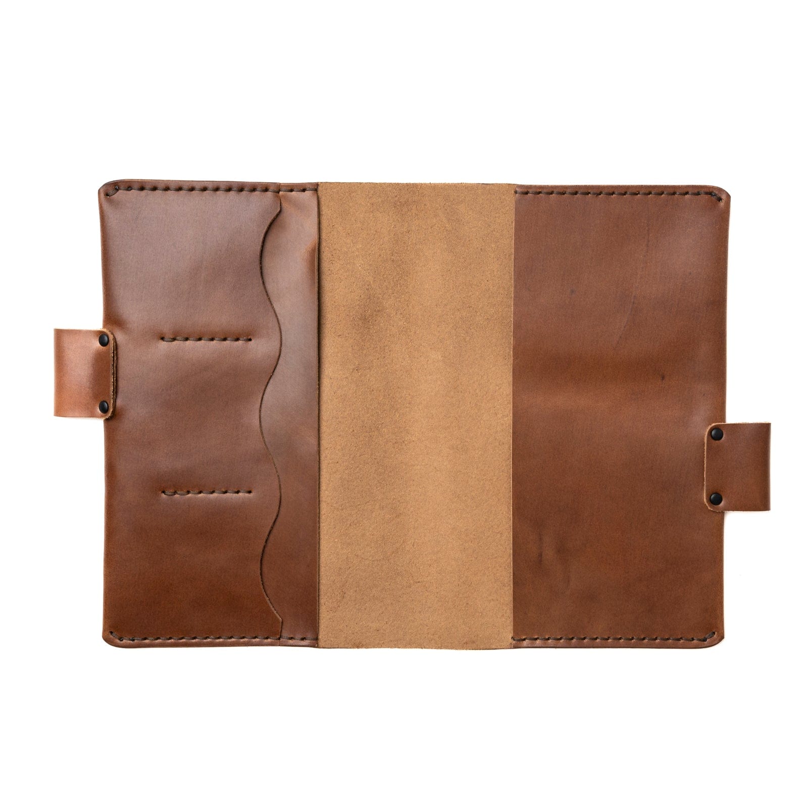 Leather Moleskine Large Notebook Cover - Natural Popov Leather