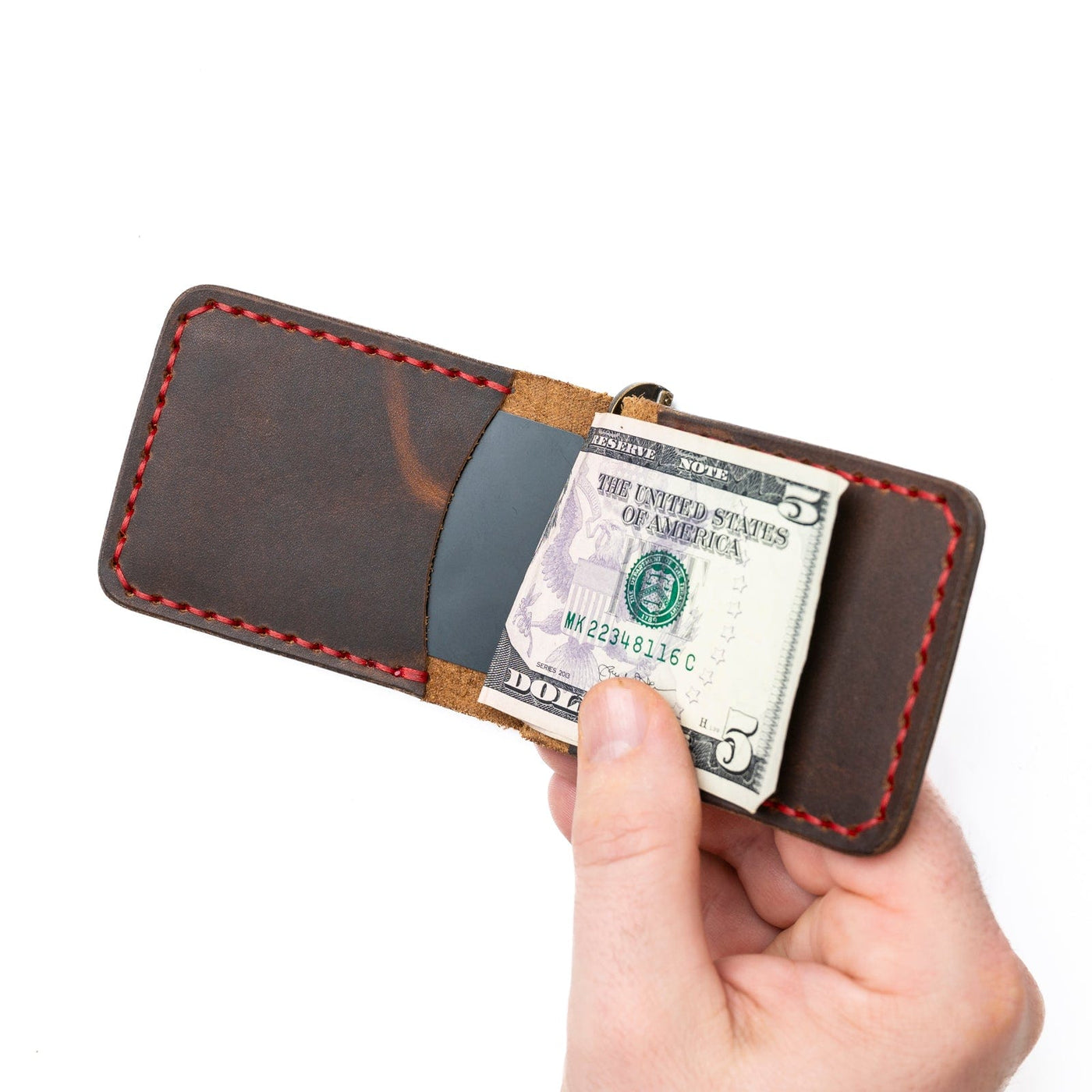 Heritage Brown Money Clip Wallet: For Your Modern Essentials - Popov  Leather®