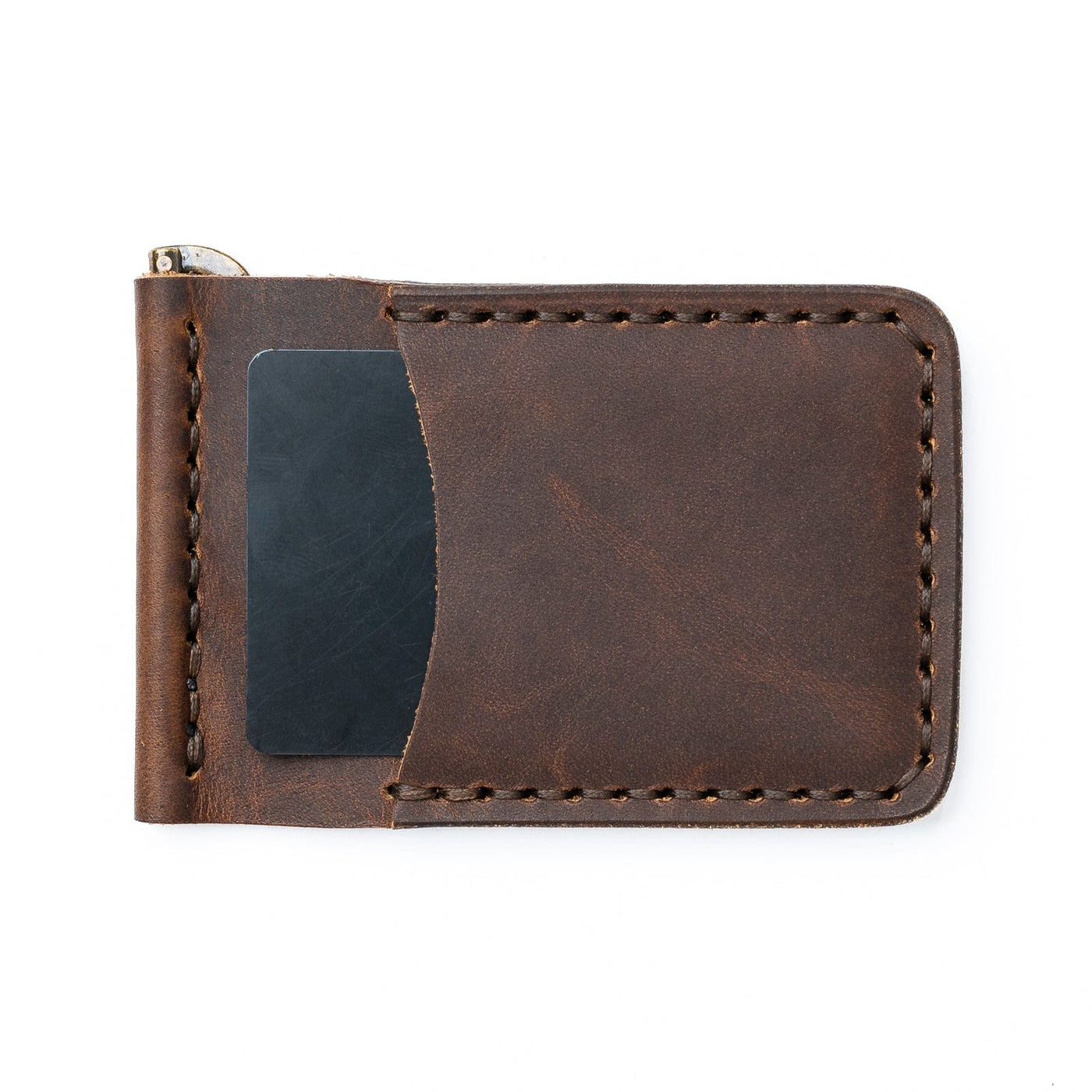 Leather money clip wallet online