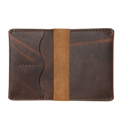 Leather Passport Cover - Heritage Brown Popov Leather