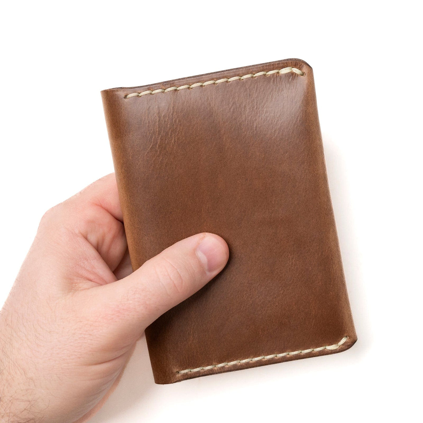 Leather Passport Cover - Natural Popov Leather