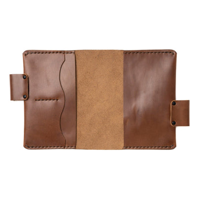 Leather Stalogy 365 Days A6 Notebook Cover - Natural Popov Leather