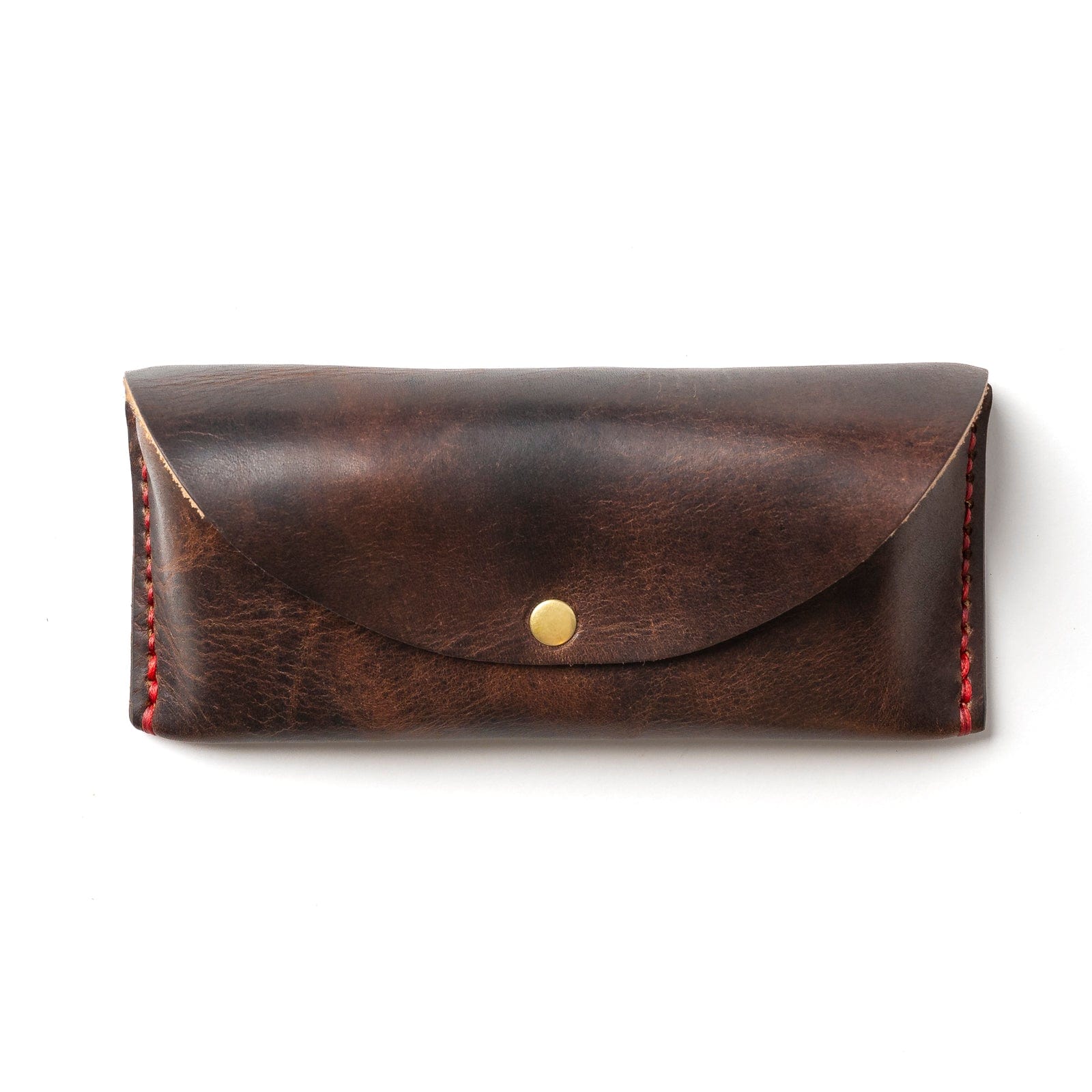 Leather Sunglasses Case - Heritage Brown Popov Leather