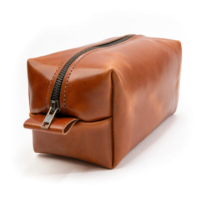 Leather Toiletry Bag - Whiskey Popov Leather®