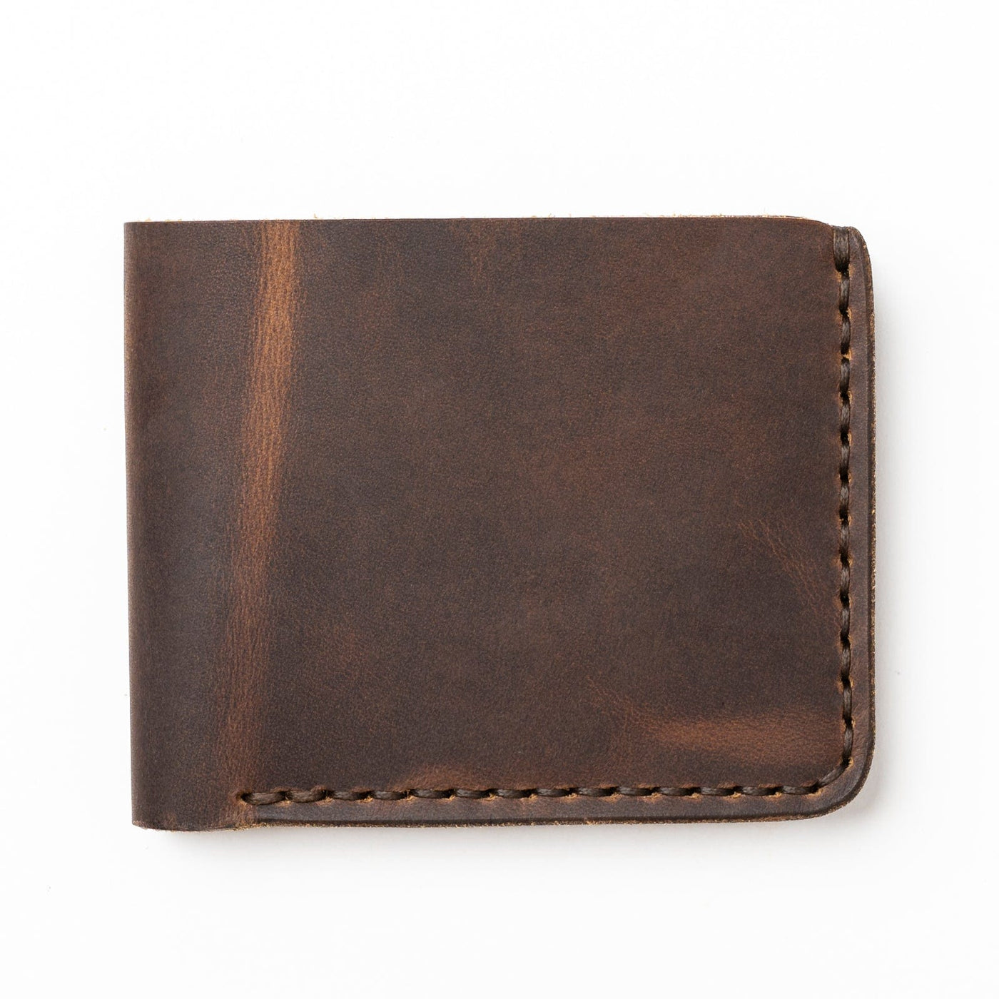 Leather Traditional Wallet - Heritage Brown Popov Leather