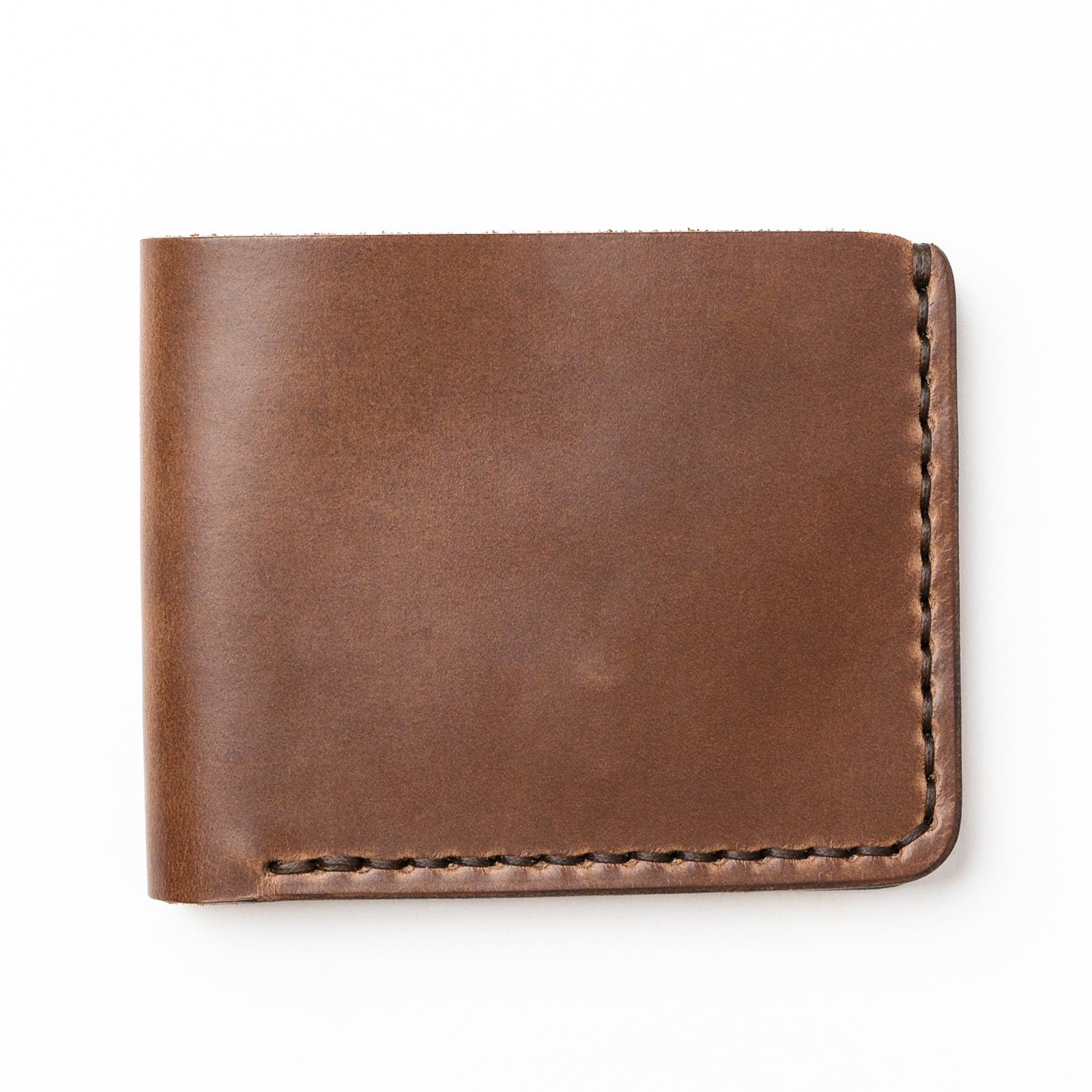 Leather Traditional Wallet - Natural Popov Leather