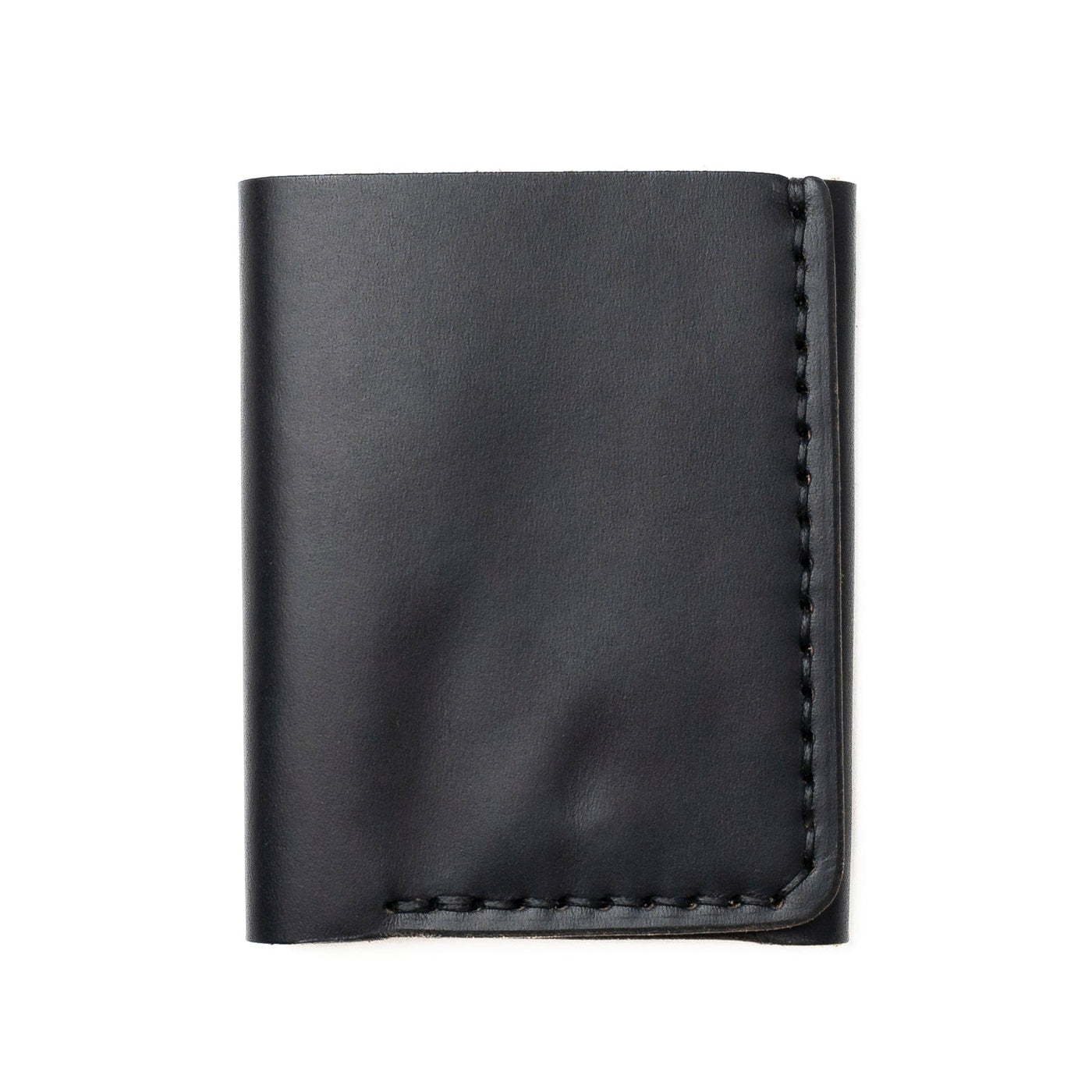 Black Leather Trifold Wallet: Compact, Elegant Design - Red - Popov ...