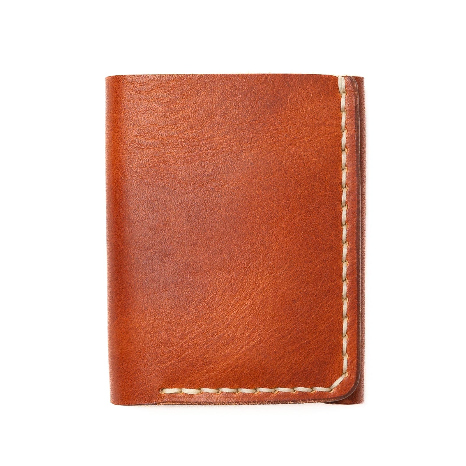 Leather Trifold Wallet - English Tan Popov Leather