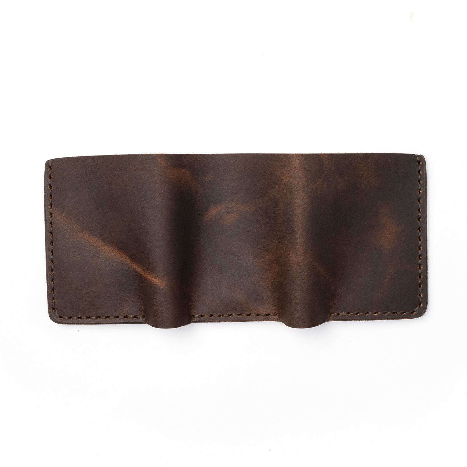 Leather Trifold Wallet - Heritage Brown Popov Leather