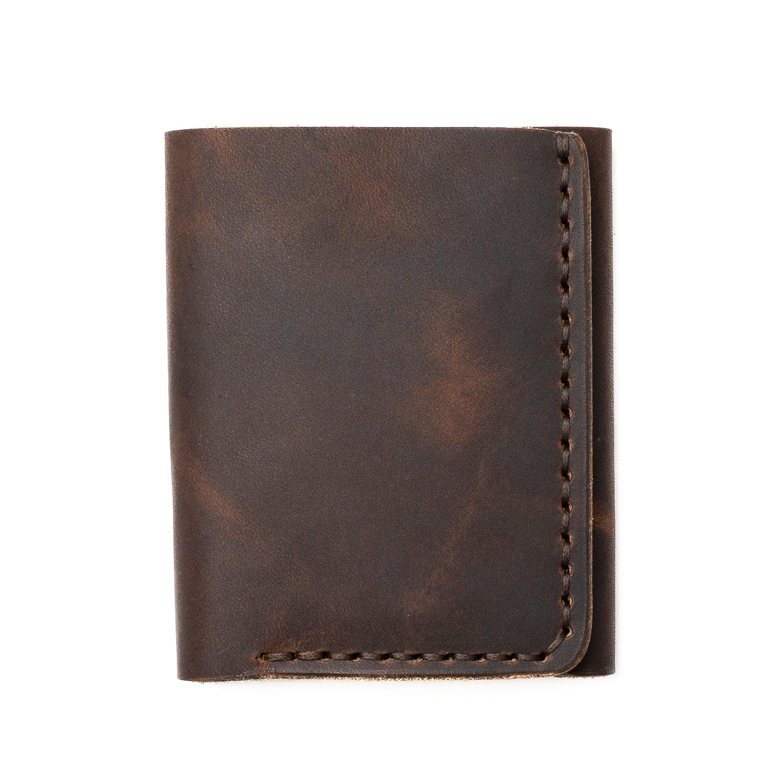 Leather Trifold Wallet - Heritage Brown Popov Leather