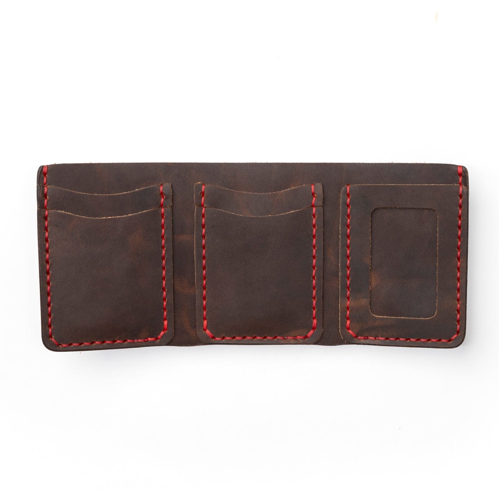 Leather Trifold Wallet - Heritage Brown Popov Leather