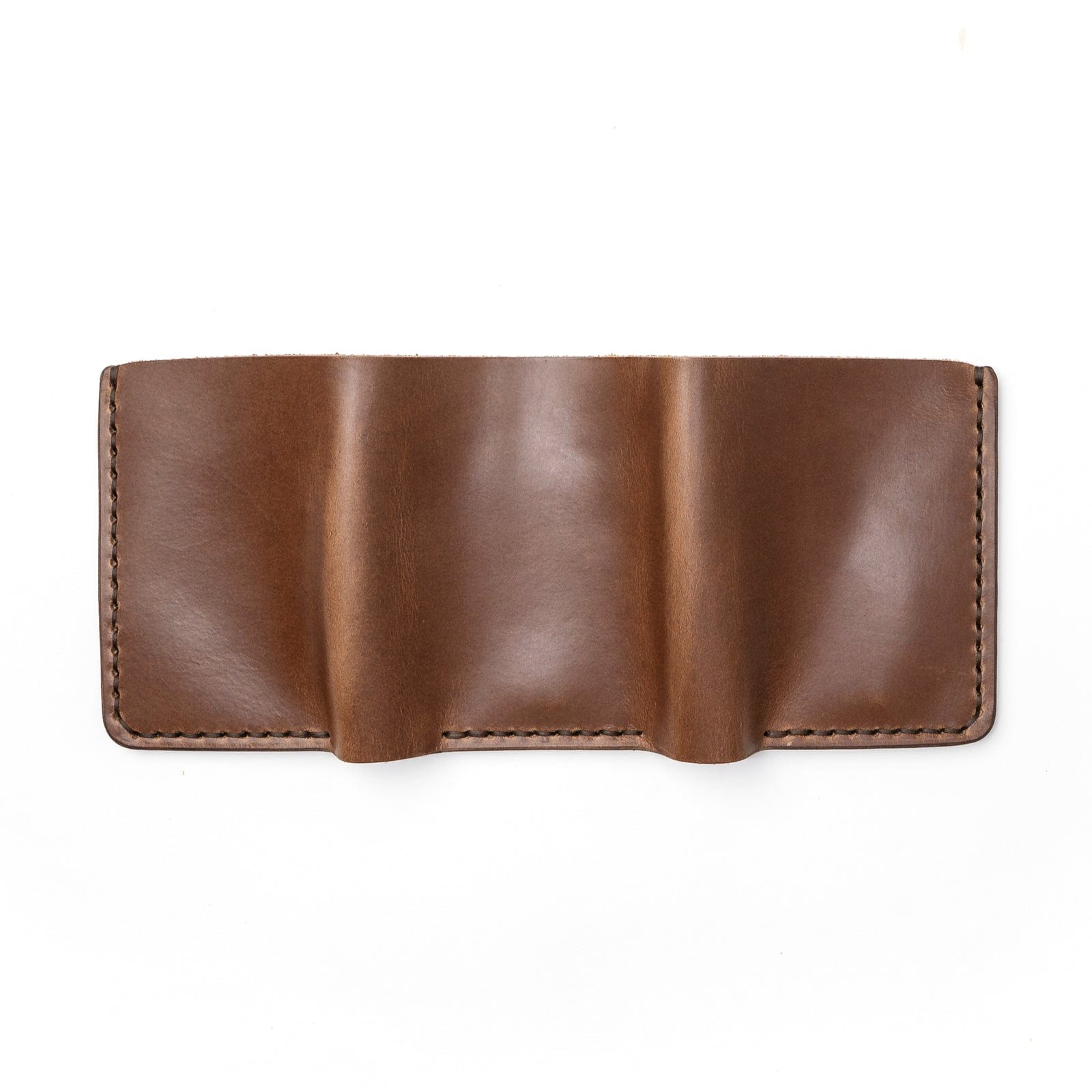 Leather Trifold Wallet - Natural Popov Leather