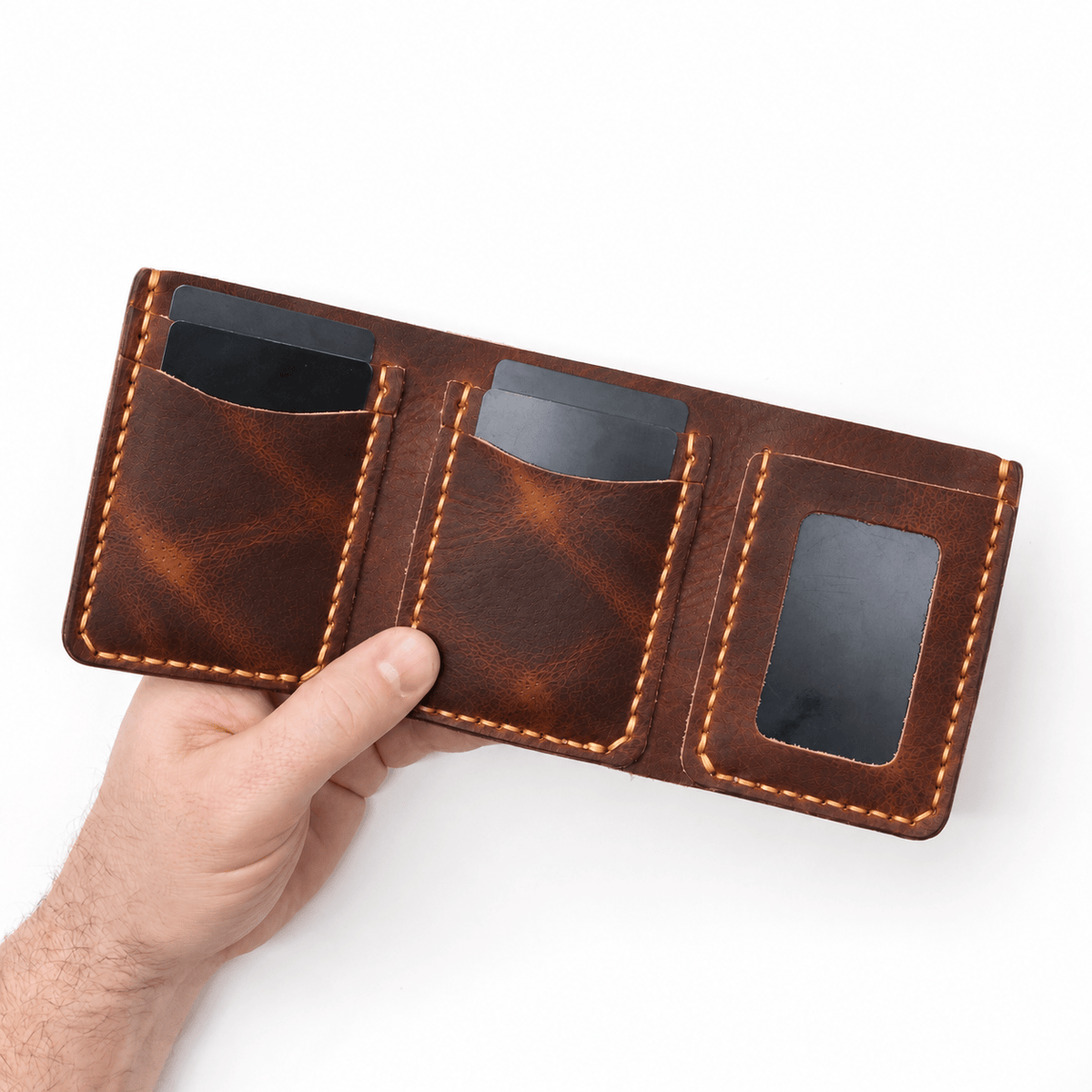 Leather Trifold Wallet Popov Leather®