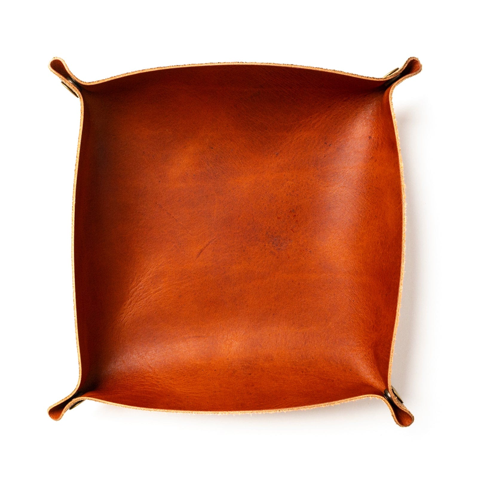 Leather Valet Tray - English Tan Popov Leather