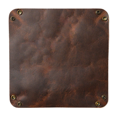 Leather Valet Tray - Heritage Brown Popov Leather