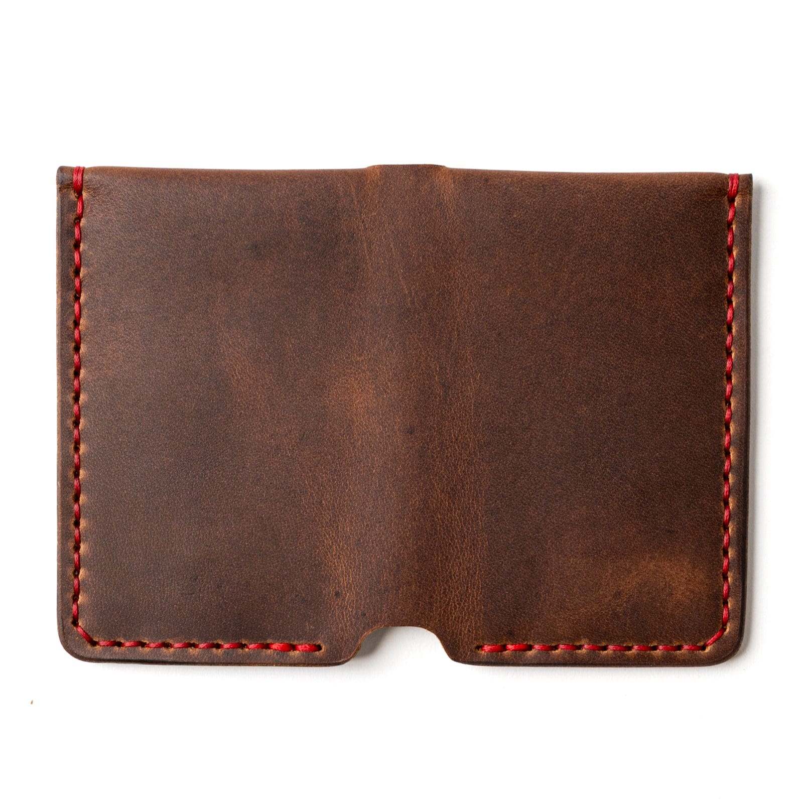 Leather Vertical Wallet - Heritage Brown Popov Leather®