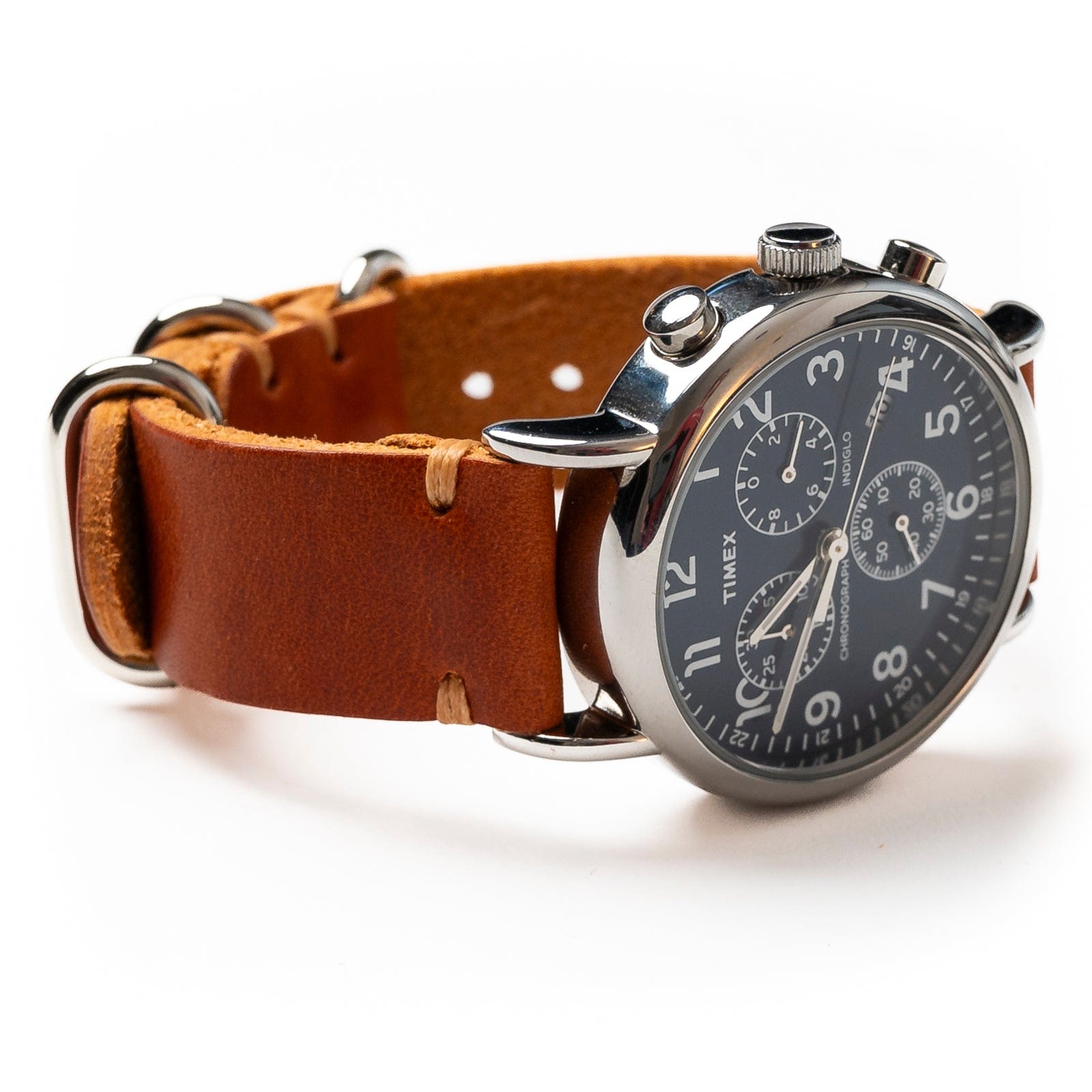 Leather Watch Band - English Tan Popov Leather