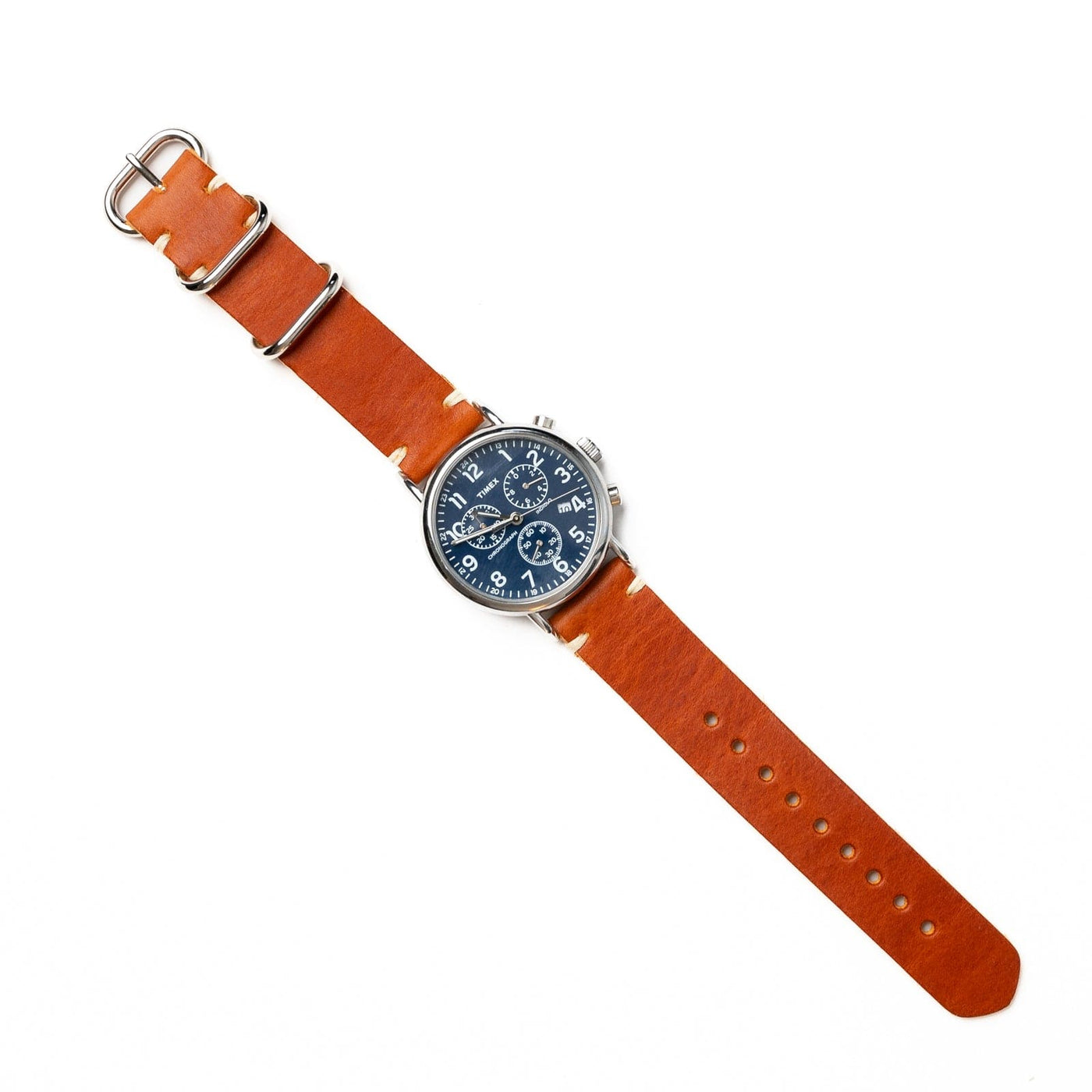 Leather Watch Band - English Tan Popov Leather