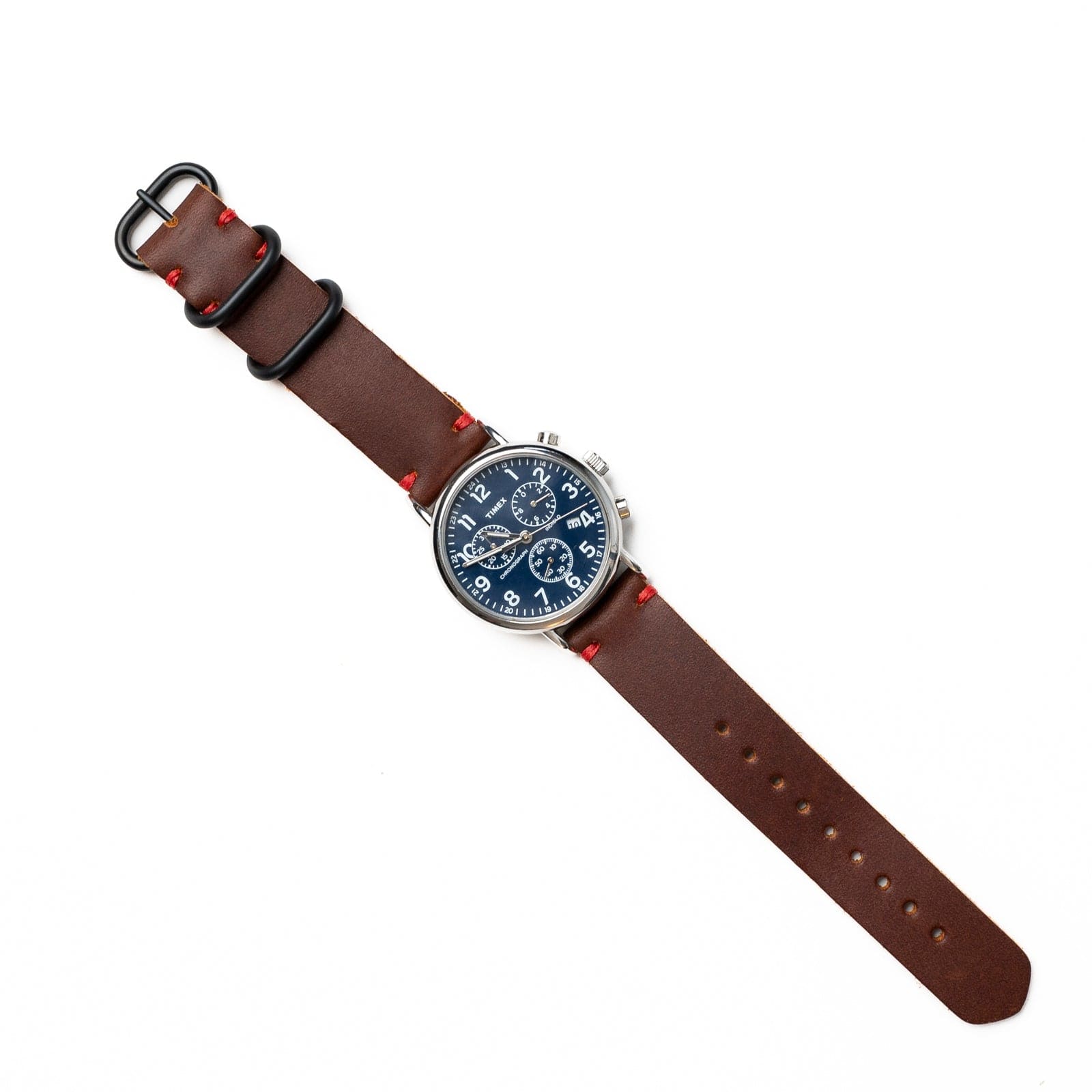 Leather Watch Band - Heritage Brown Popov Leather