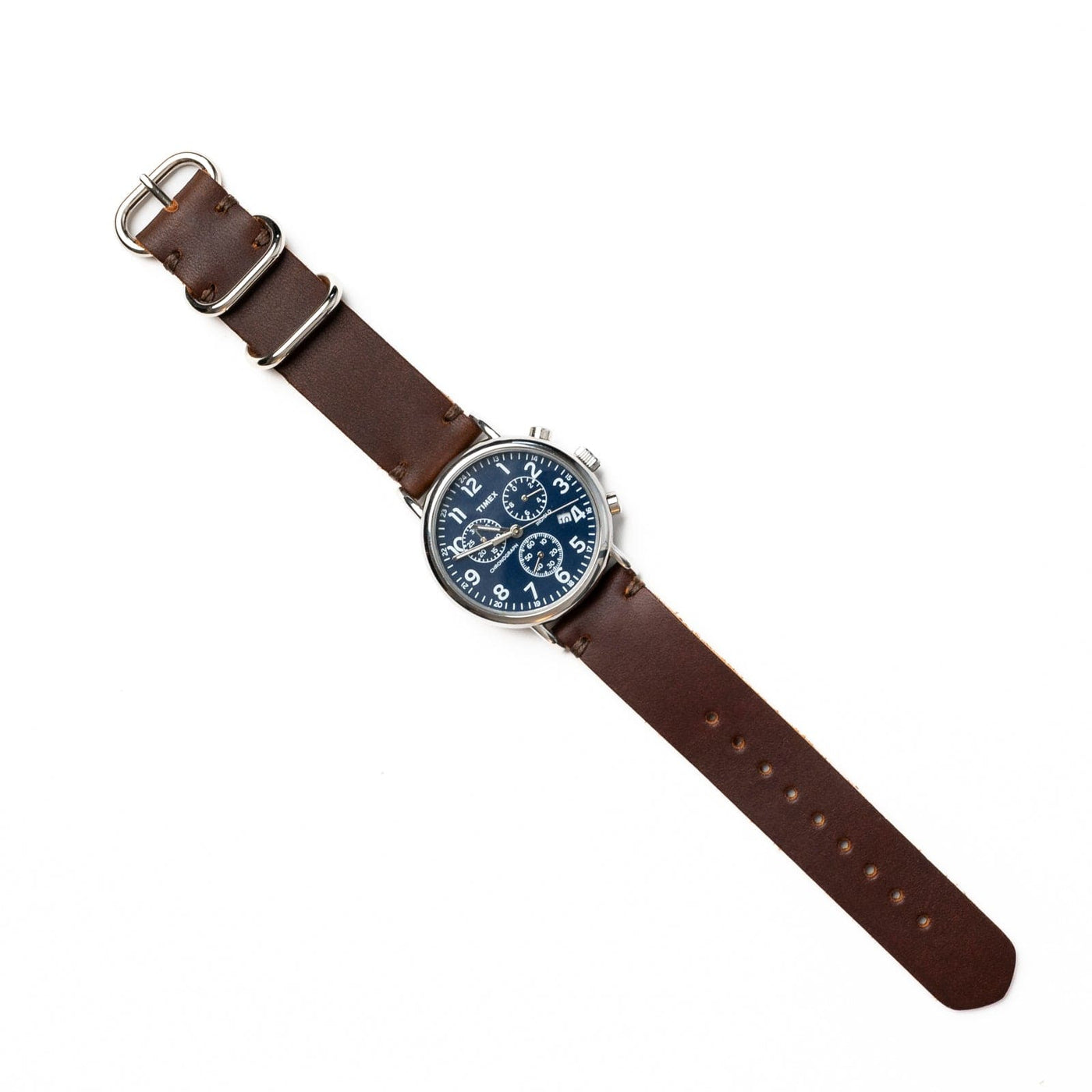 Leather Watch Band - Heritage Brown Popov Leather
